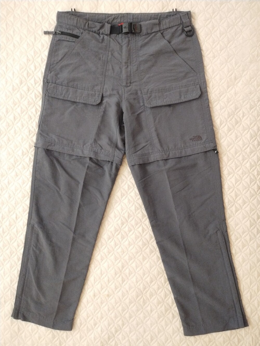 The North Face Men's Cargo Convertible Hiking Pants Grey Medium